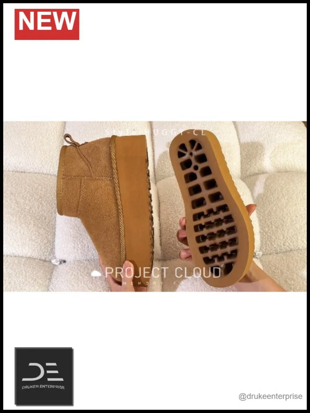 Genuine Suede Ankle Boots, Faux Fur Lined, EVA Sole, Memory Foam, Winter Snow